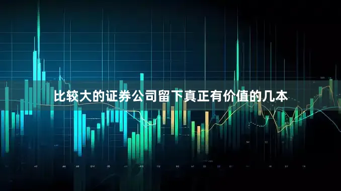 比较大的证券公司留下真正有价值的几本